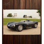 Металлическая табличка Jaguar D-Type 332
